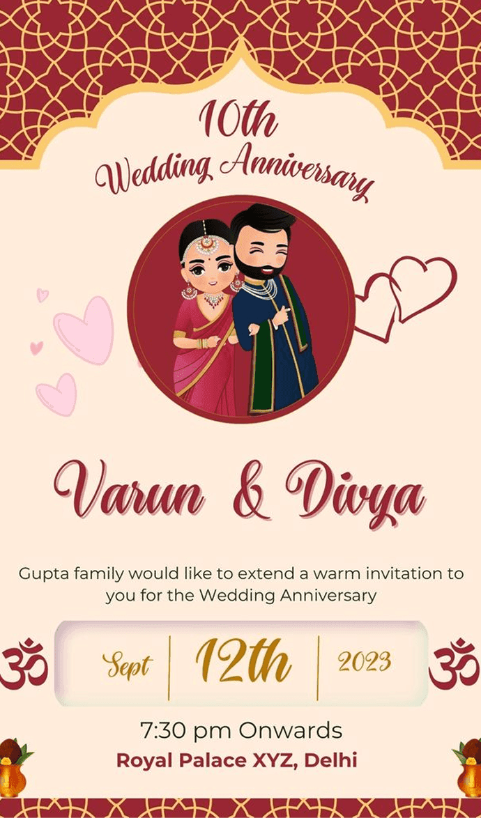 Design invitation cards quickly and easily online