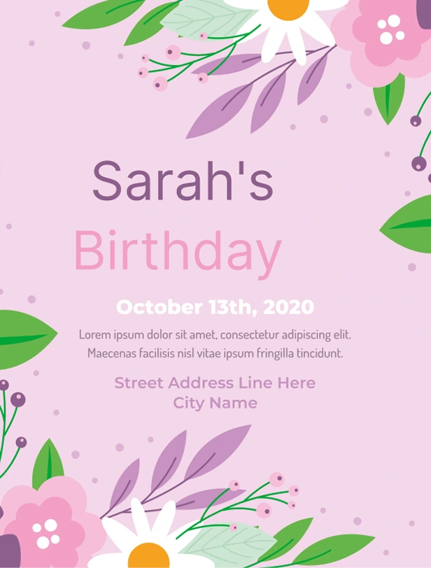 birthday invitation maker with customizable templates